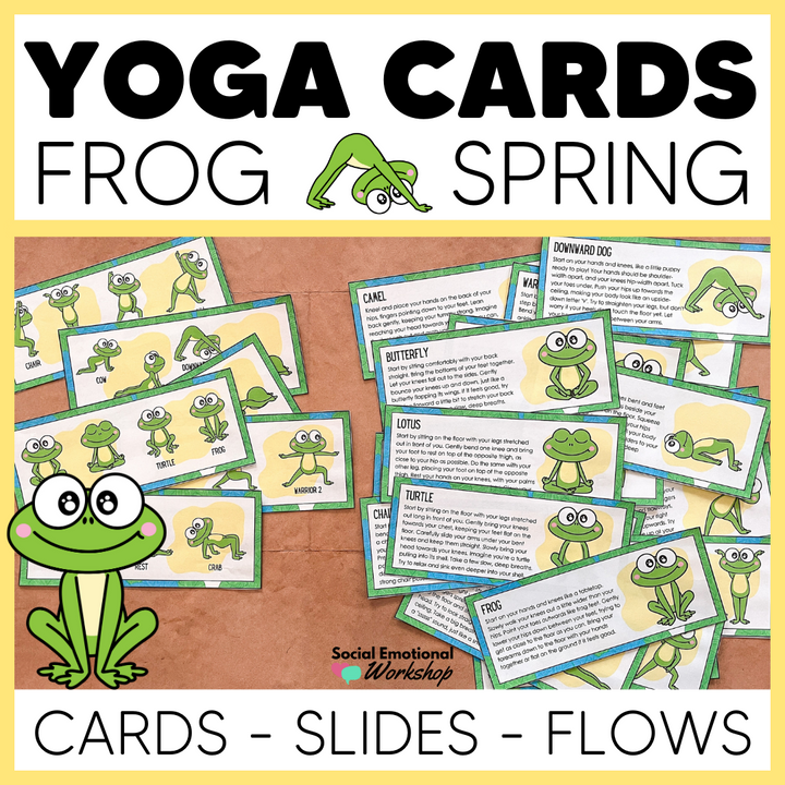 Yoga Pose Cards and Posters | Coping Skills & Calming Strategies Spring SEL