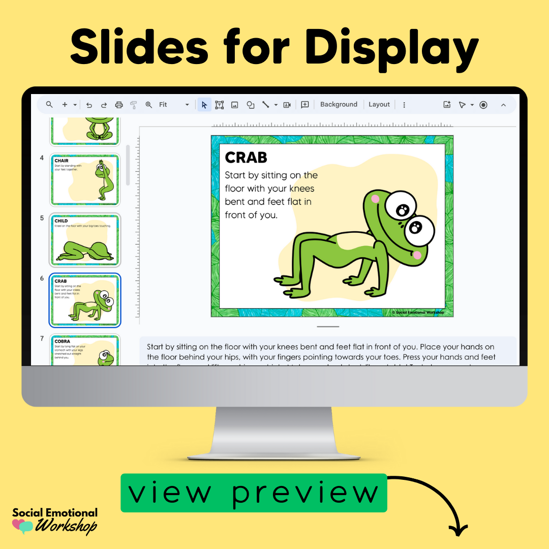 Yoga Pose Cards and Posters | Coping Skills & Calming Strategies Spring SEL