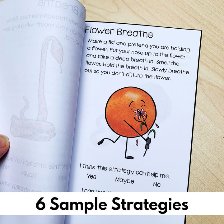Calming Strategies Notebook Sampler Media Social Emotional Workshop