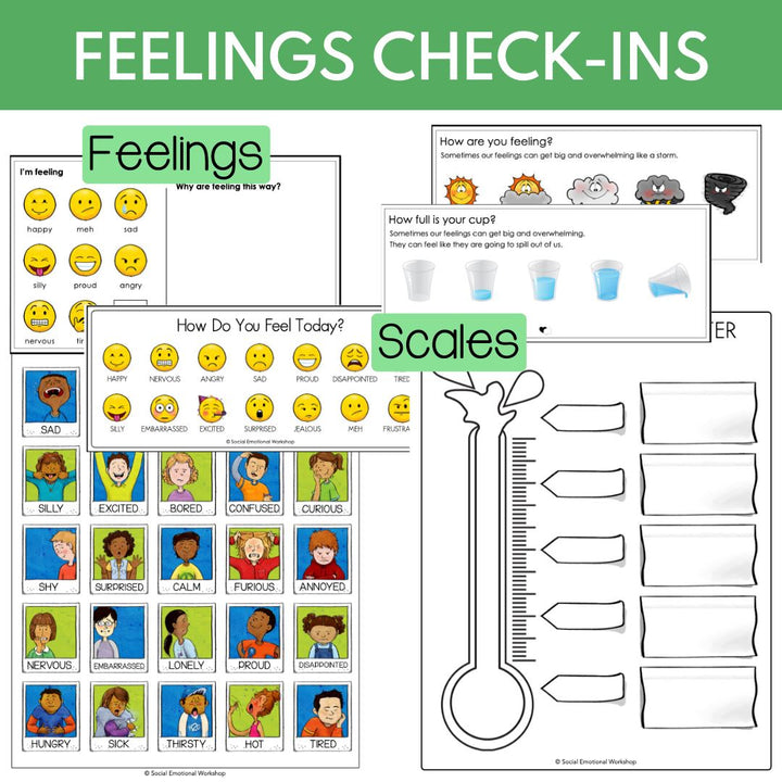 Counseling Check-In Sheets and Activities for Individual and Group Counseling Counseling Activities Social Emotional Workshop