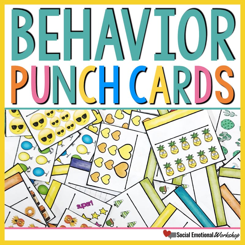 Behavior Incentive Punch Cards: Themed Design – One-Stop Counseling Shop