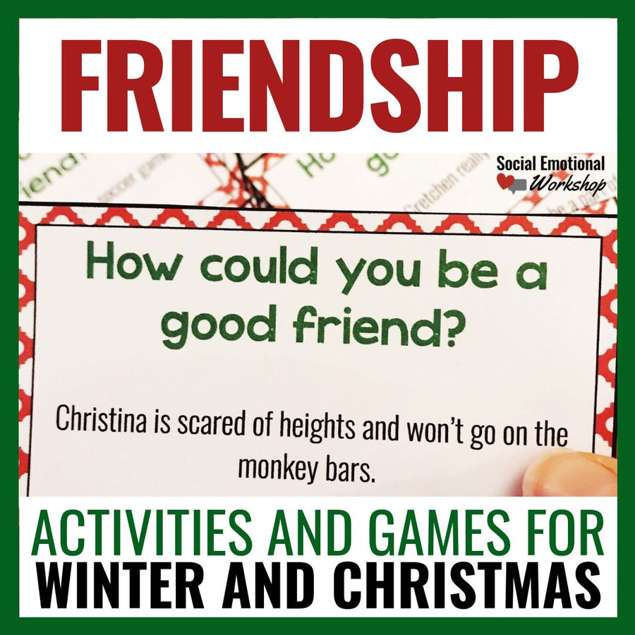 Friendship Activities Bundle for Winter and Christmas Media Social Emotional Workshop