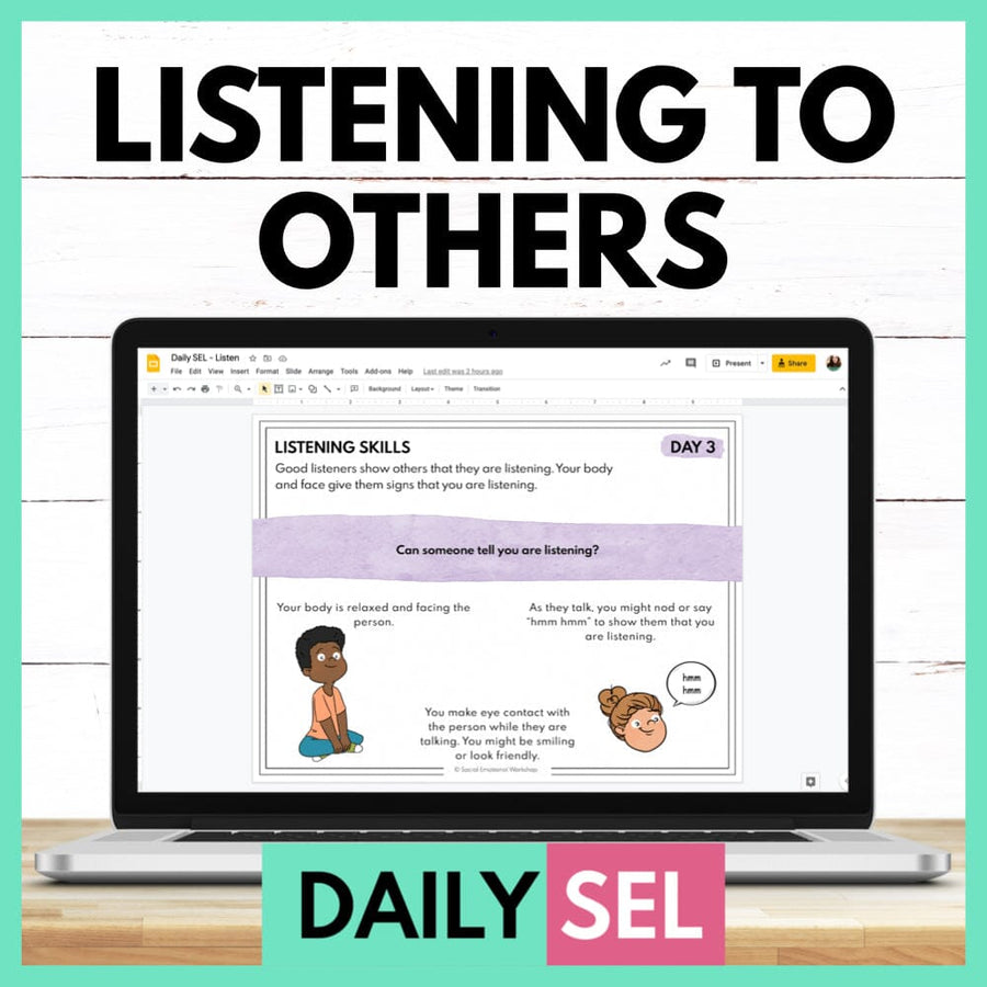 Listening Skills - SEL Activities for Distance Learning Media Social Emotional Workshop