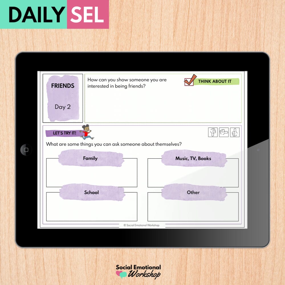 Making Friends and Being Friends - SEL Activities for Distance Learning Media Social Emotional Workshop