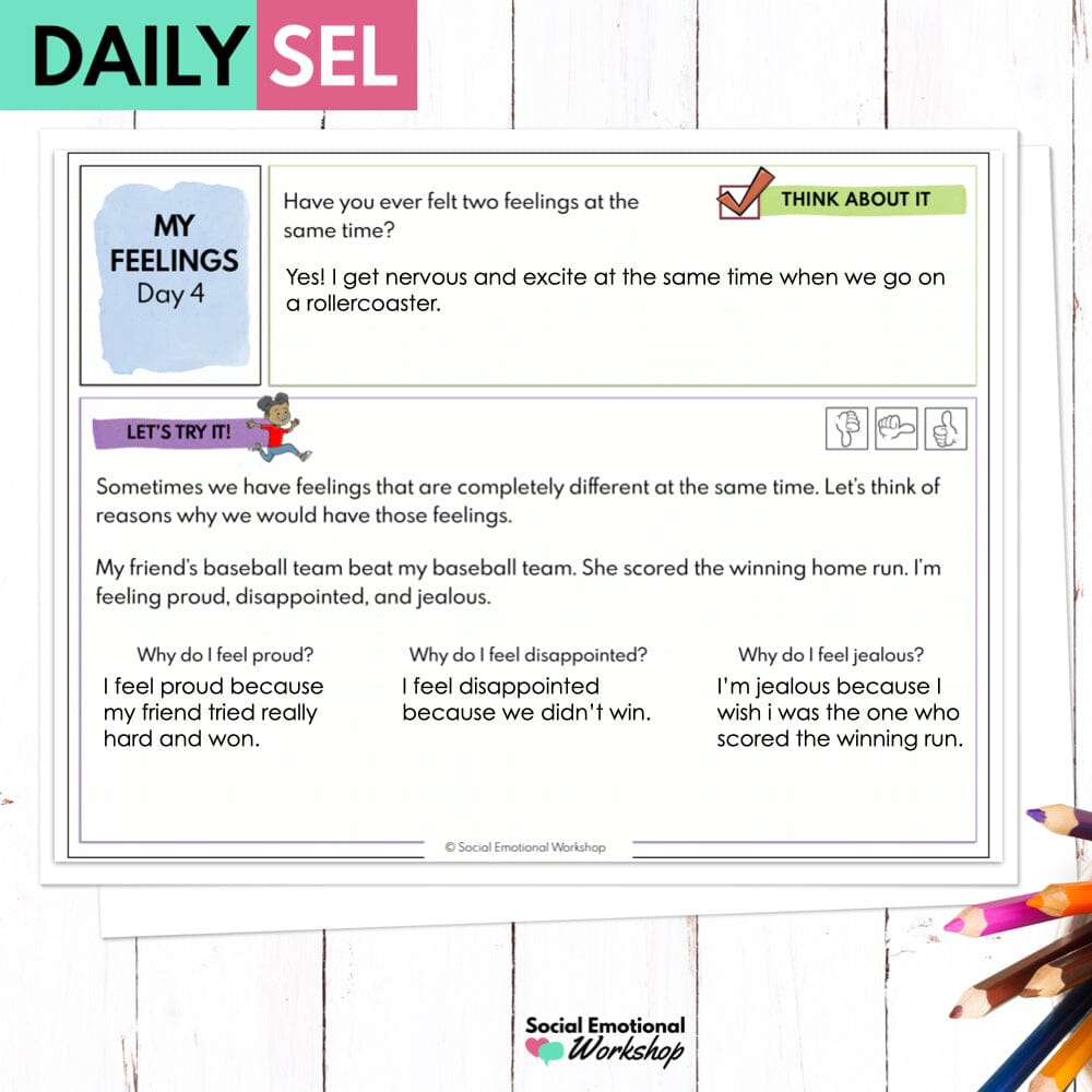 My Feelings Social Emotional Learning Activities - SEL for Distance Learning Media Social Emotional Workshop