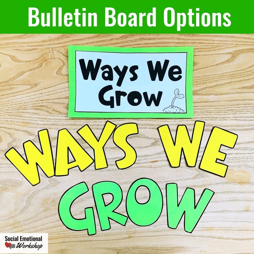 SEL Activity and Bulletin Board: Student Strengths and Areas for Growth Media Social Emotional Workshop