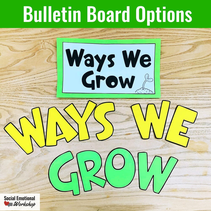 SEL Activity and Bulletin Board: Student Strengths and Areas for Growth Media Social Emotional Workshop