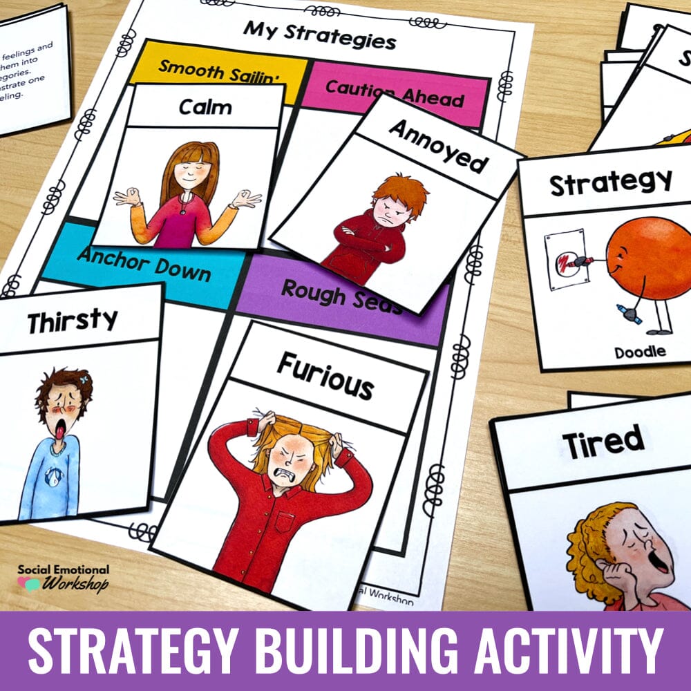 SEL Counseling Game for Coping Skills and Feelings Media Social Emotional Workshop