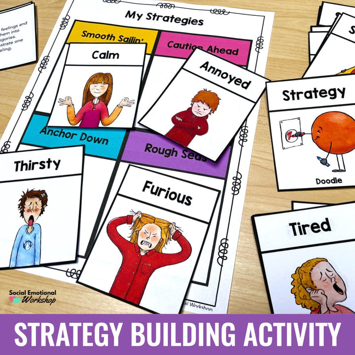 SEL Counseling Game for Coping Skills and Feelings Media Social Emotional Workshop