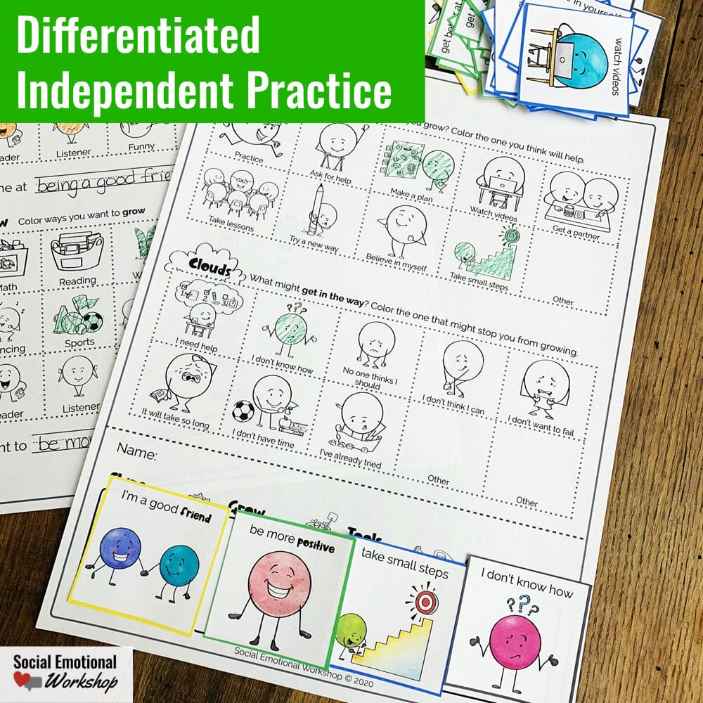 SEL Lesson: Areas of Strength and Areas for Growth Media Social Emotional Workshop