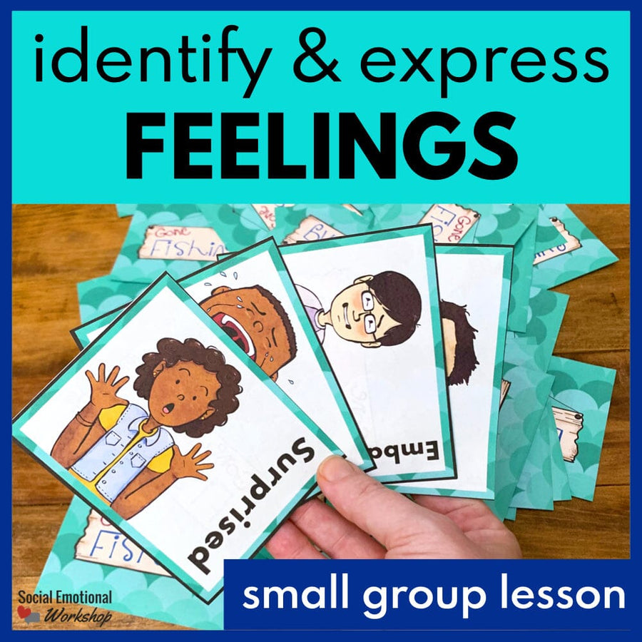 Small Group SEL Lesson on Feelings Media Social Emotional Workshop