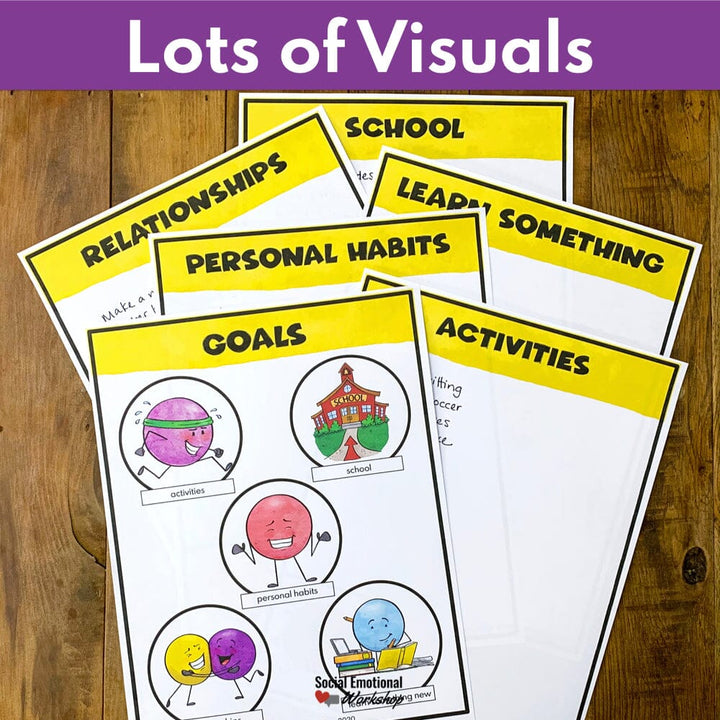 SMART Goals: Activities to Set Goals, Monitor, and Reflect Media Social Emotional Workshop