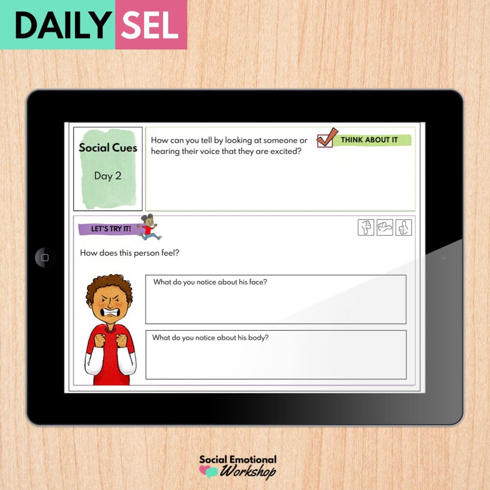 Social Cues - SEL Activities for Distance Learning Media Social Emotional Workshop