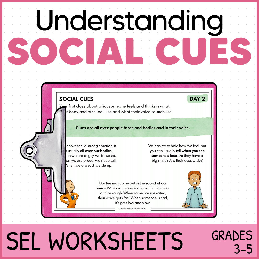 Social Cues - SEL Worksheets
