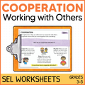 Teamwork: Cooperation, Playing Fair, Listening, Taking Turns - SEL Worksheets