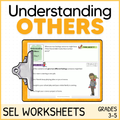 Perspective Taking Scenarios - Social Skills SEL Worksheets