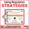 Using Calming Strategies and Coping Skills for Emotional Regulation - SEL Worksheets