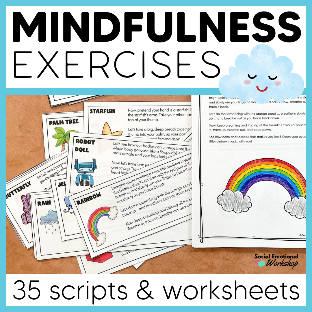 Mindfulness Activities - 35 Exercises - Calming Emotional Regulation Strategies