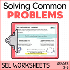 Social Problem Solving, Social Skills Scenarios - Decision Making SEL Worksheets
