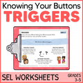 Recognize Stress & Triggers - Quick SEL Worksheets - Low Prep