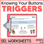 Recognize Stress & Triggers - Quick SEL Worksheets - Low Prep
