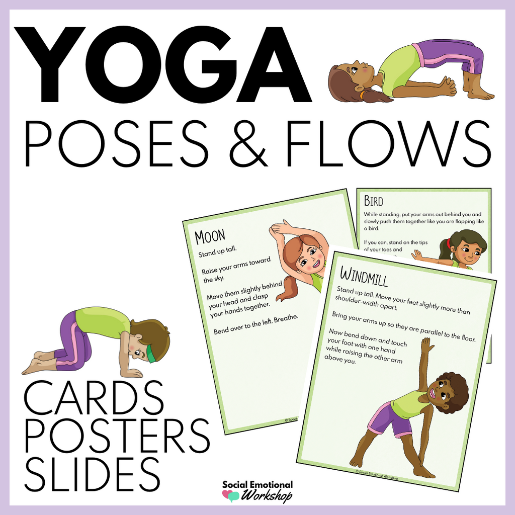 Yoga Poster Yoga Printable Chart Downloadable Yoga Poses and their names  Digital Files Printable