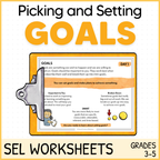 Goal Setting Worksheets and SMART Goal Activities for Students - SEL Worksheets