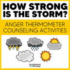 Anger Management Activities - Anger Thermometer, Scenarios, and Session Plan
