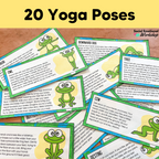 Yoga Pose Cards and Posters | Coping Skills & Calming Strategies Spring SEL