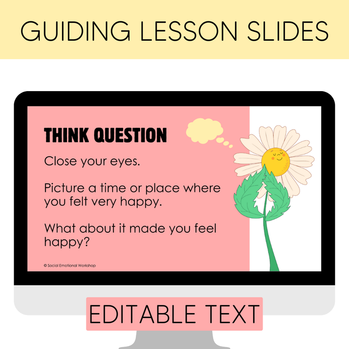 Identifying Emotions - Feelings Flowers SEL Lesson - Social Emotional Learning Activities