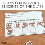 Behavior Charts for Blurting, Impulsivity, Interrupting & Call Outs - Editable