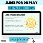 Spring Mindful Breathing Exercises, Visuals & Coloring Pages | Counseling & SEL