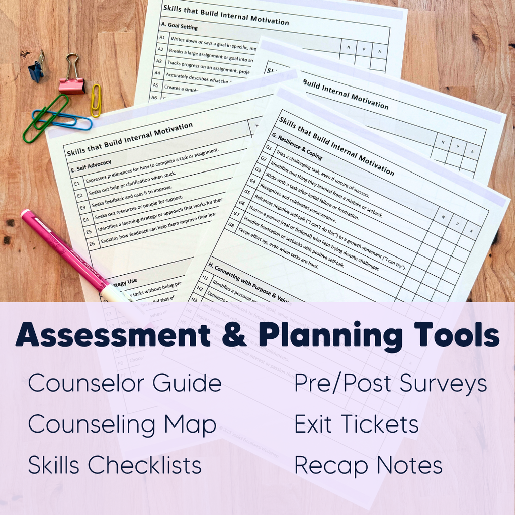 Motivation Small Group Counseling Curriculum