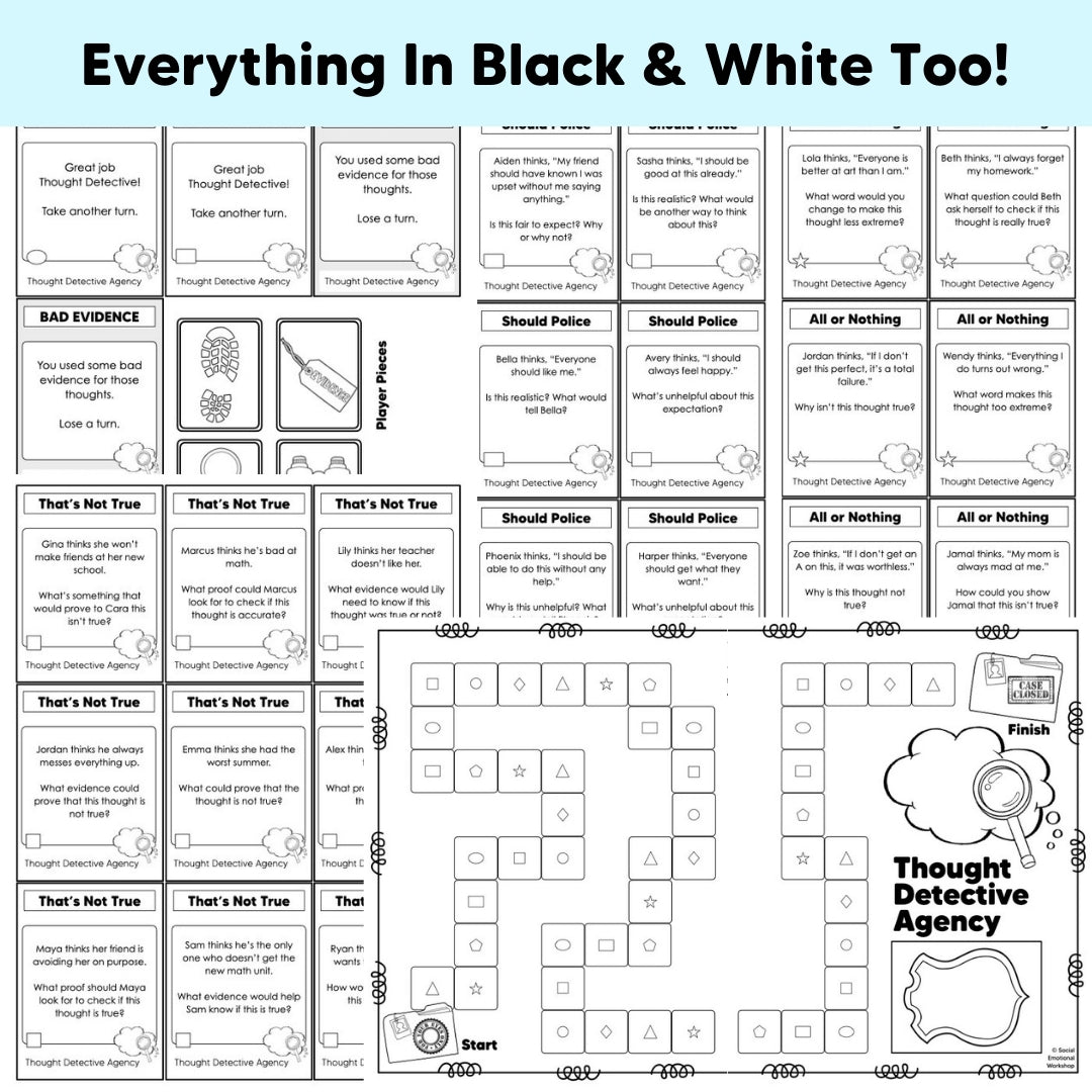 Thought Detective Counseling Game