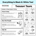 Cognitive Distortions + Automatic Negative Thoughts | Counseling Tools + Posters