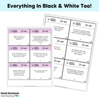 Negative and Positive Thinking Sort - CBT Counseling Activity for Positive Self Talk