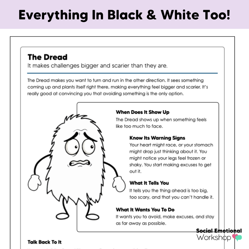 Name It to Tame It - Externalization Activities