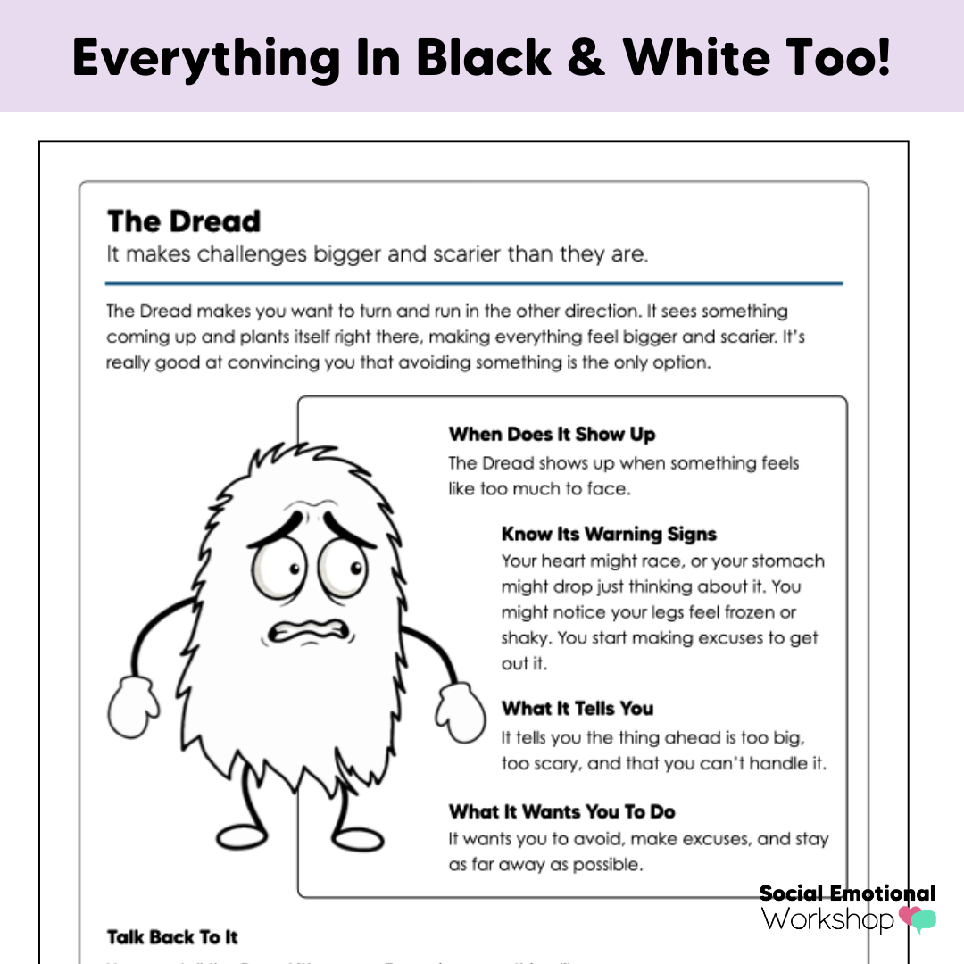 Name It to Tame It - Externalization Activities