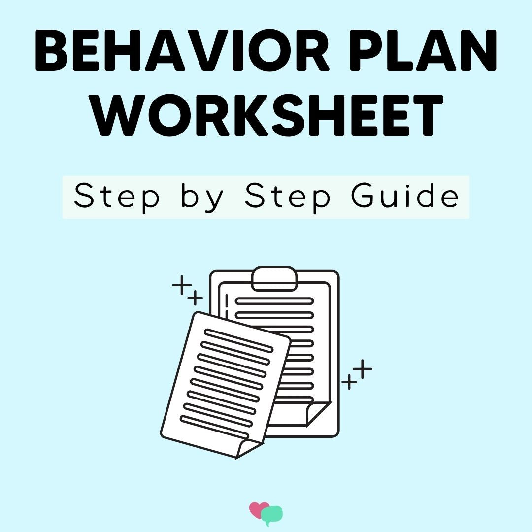 Behavior Plan Worksheet
