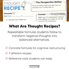 Thought Recipes - Reframing Negative Thinking