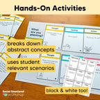 Connecting Thoughts, Feelings, & Actions | CBT Counseling Activities & Lesson