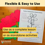 Connecting Thoughts, Feelings, & Actions | CBT Counseling Activities & Lesson