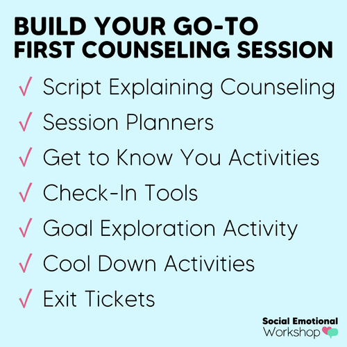 First Counseling Session Activities