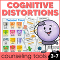 Cognitive Distortions + Automatic Negative Thoughts | Counseling Tools + Posters