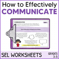 Assertive Communication Skills & SEL Worksheets | Social Skills Activities