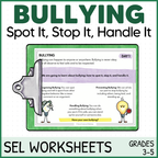 Bullying Prevention, Anti Bullying Activities - SEL Worksheets