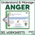 Understanding and Managing Anger - Quick SEL Worksheets