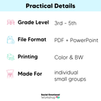 Negative and Positive Thinking Sort - CBT Counseling Activity for Positive Self Talk
