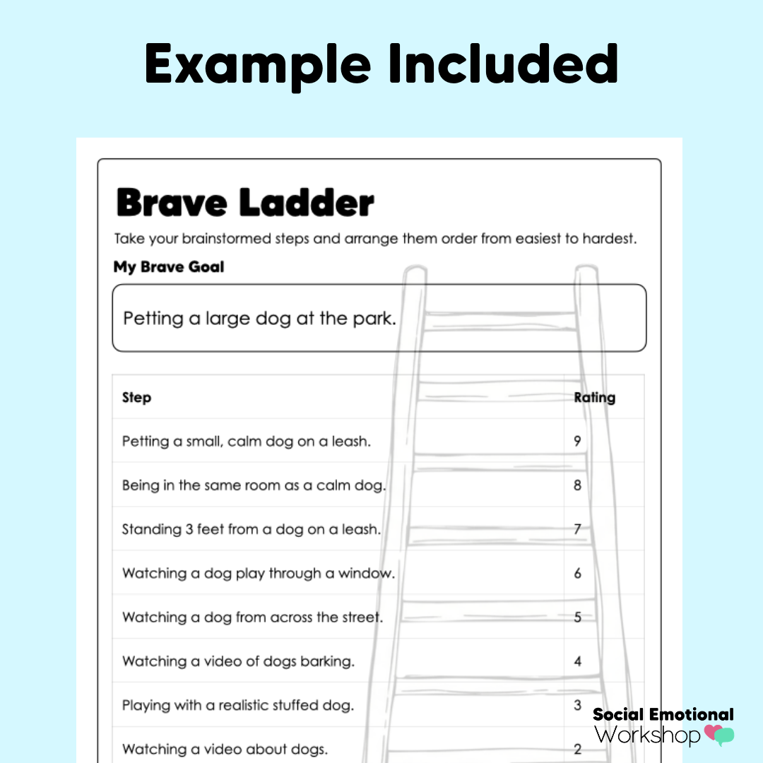 Brave Ladder | Gradual Exposure Counseling Intervention for Fear + Anxiety CBT