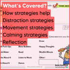 Using Calming Strategies and Coping Skills for Emotional Regulation - SEL Worksheets